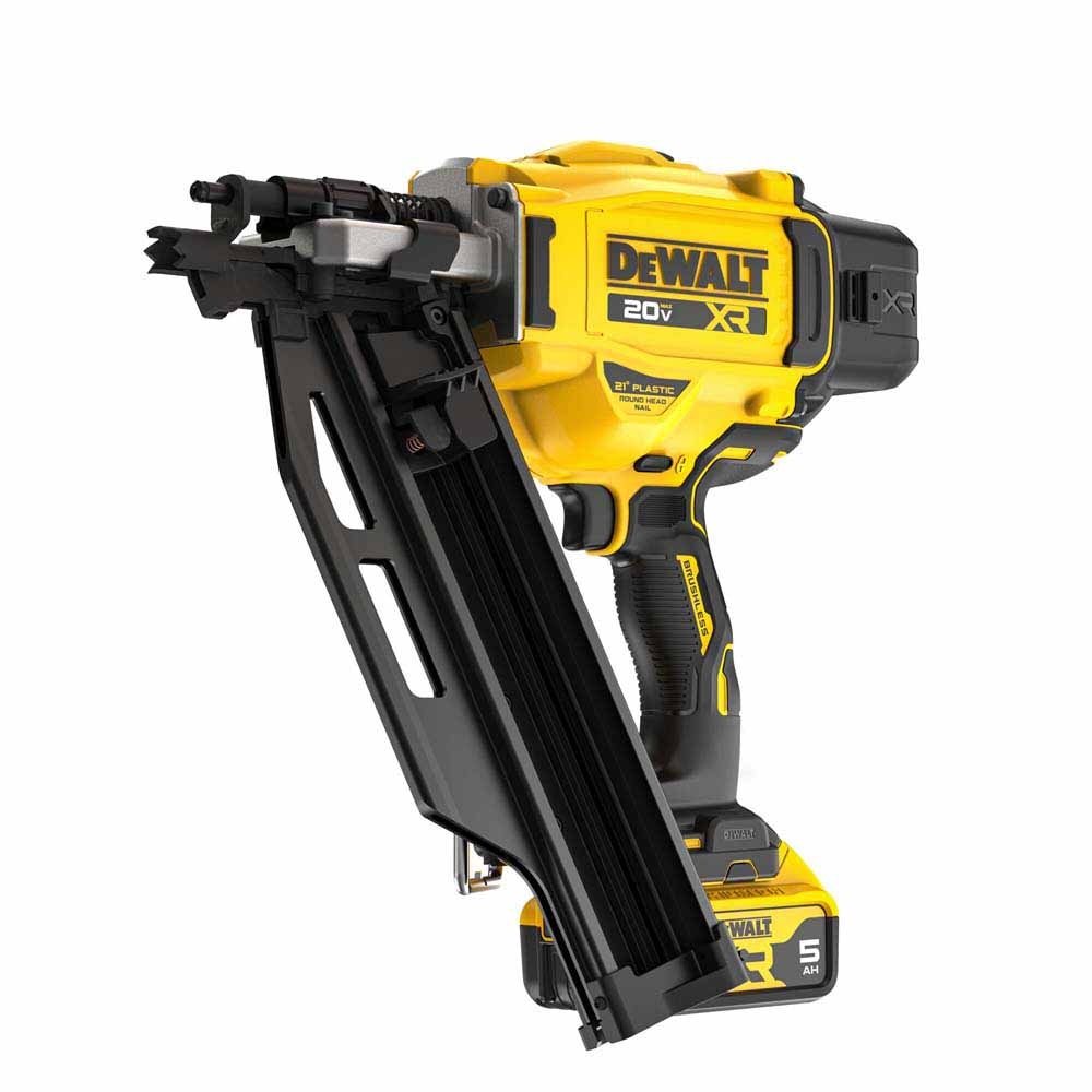 DeWalt DCN920P1 20V MAX XR Brushless Cordless 21 Degree Plastic Collated Framing Nailer Kit