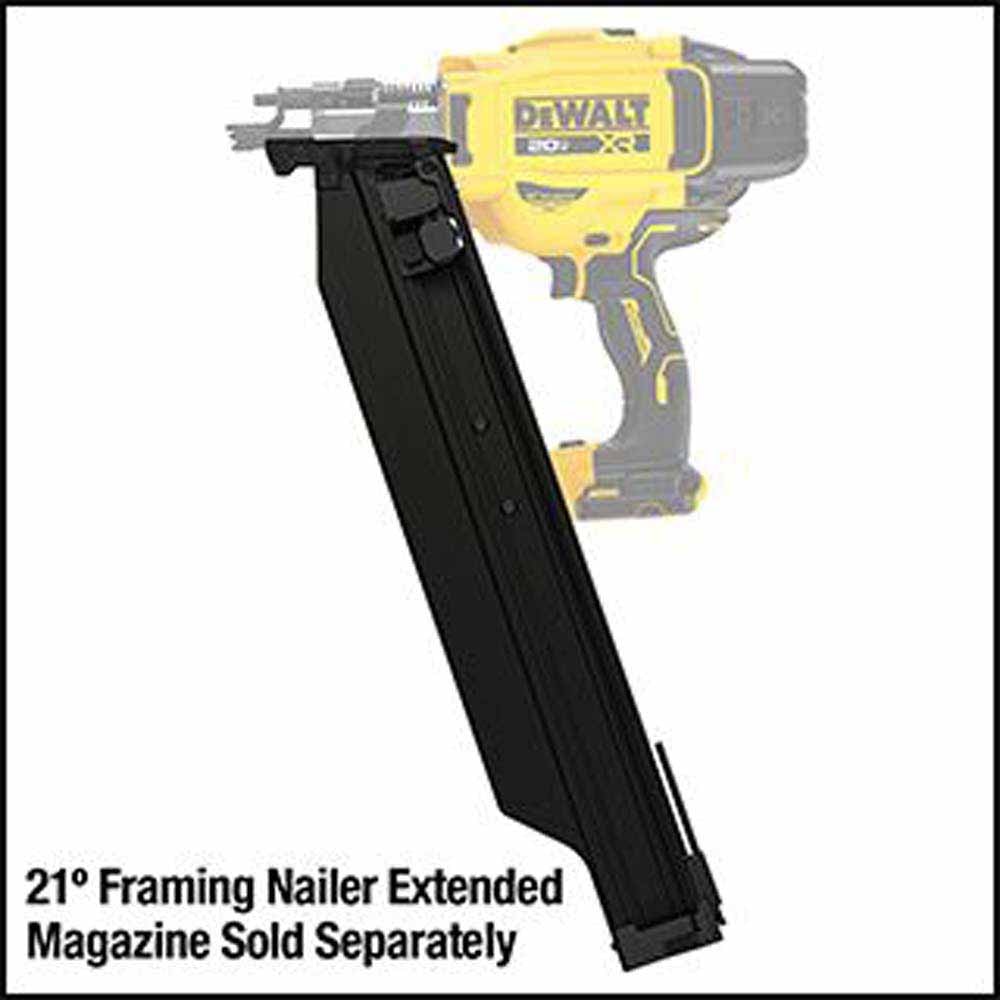 DeWalt DCN920P1 20V MAX XR Brushless Cordless 21 Degree Plastic Collated Framing Nailer Kit