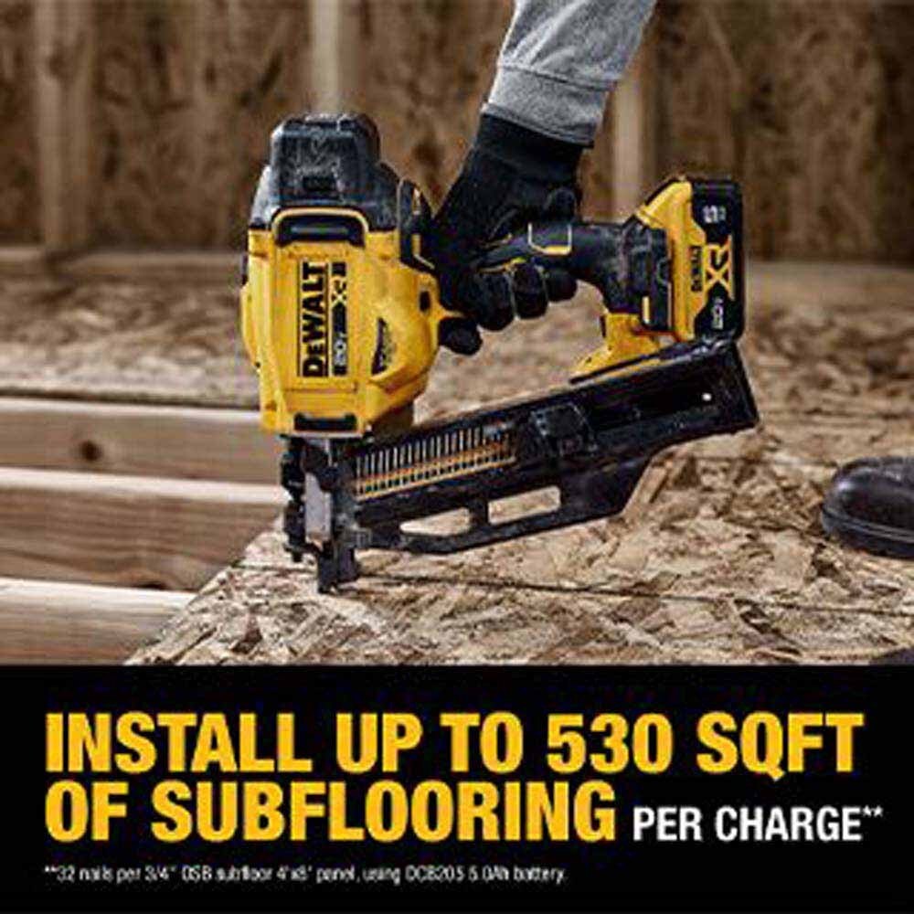 DeWalt DCN920P1 20V MAX XR Brushless Cordless 21 Degree Plastic Collated Framing Nailer Kit
