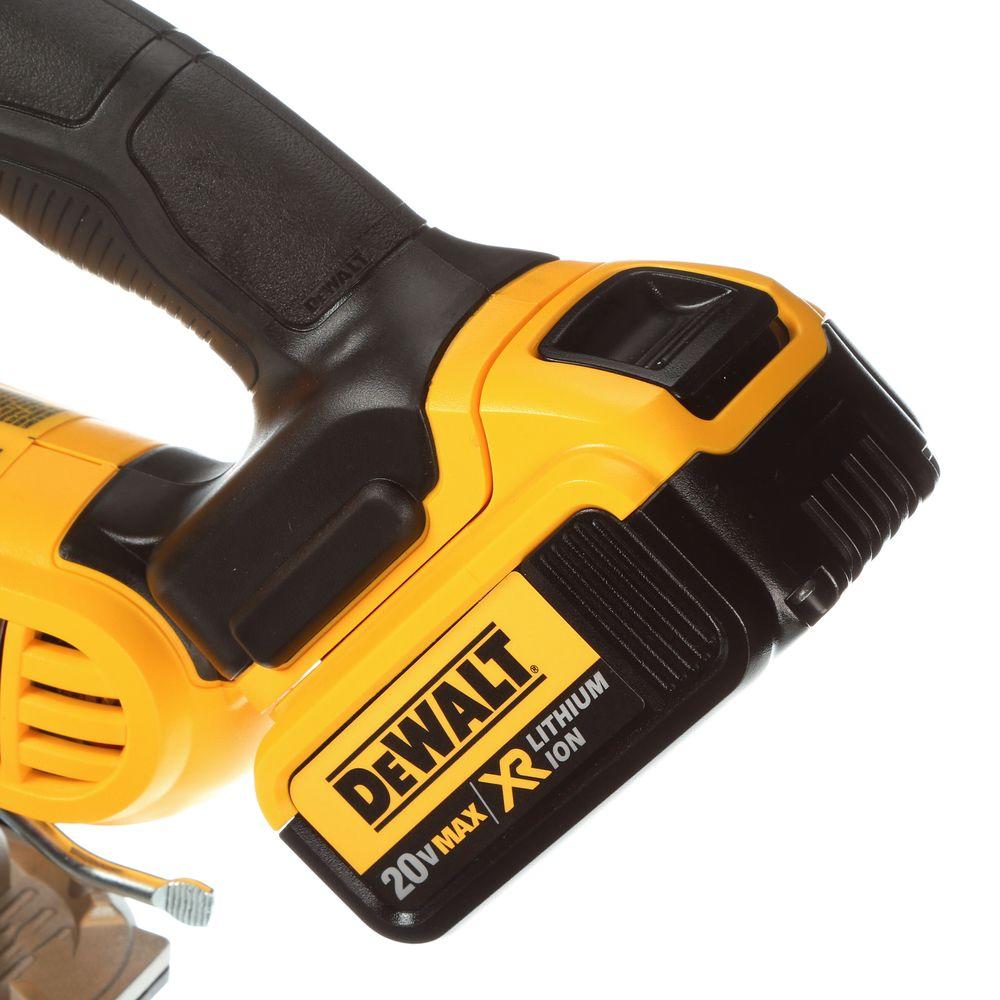 DeWalt DCS334P1 20V MAX* XR Cordless Jig Saw (5 Ah) Kit