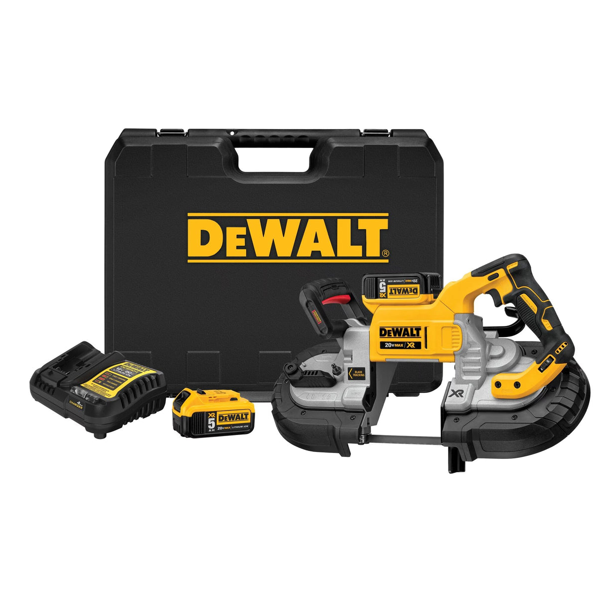 DeWalt DCS376P2 20V Max Dual Handed Bandsaw Kit