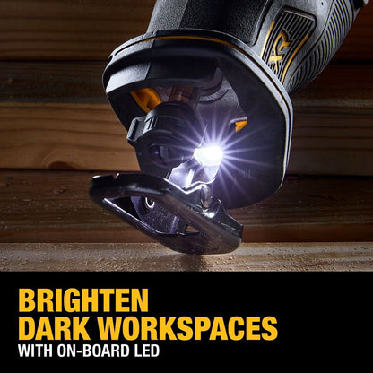 DeWalt DCS382H1 20V Max XR Brushless Cordless Reciprocating Saw Kit With Dewalt Powerstack 5.0 Ah Battery