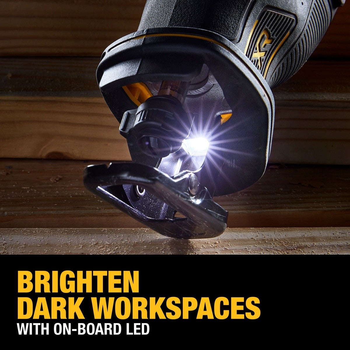 DeWalt DCS382H1 20V Max XR Brushless Cordless Reciprocating Saw Kit With Dewalt Powerstack 5.0 Ah Battery