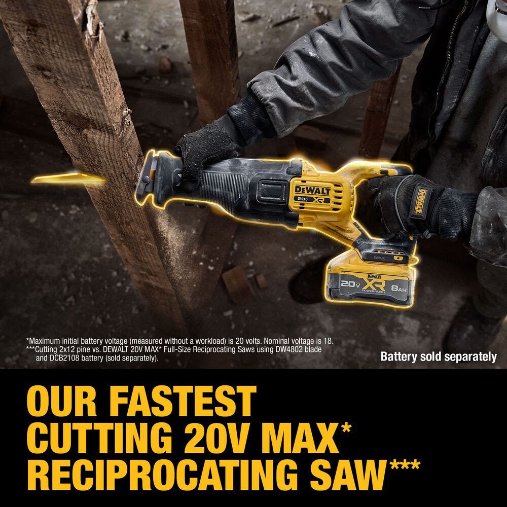 DeWalt DCS384B 20V Max XR Brushless Cordless Reciprocating Saw (Tool Only)