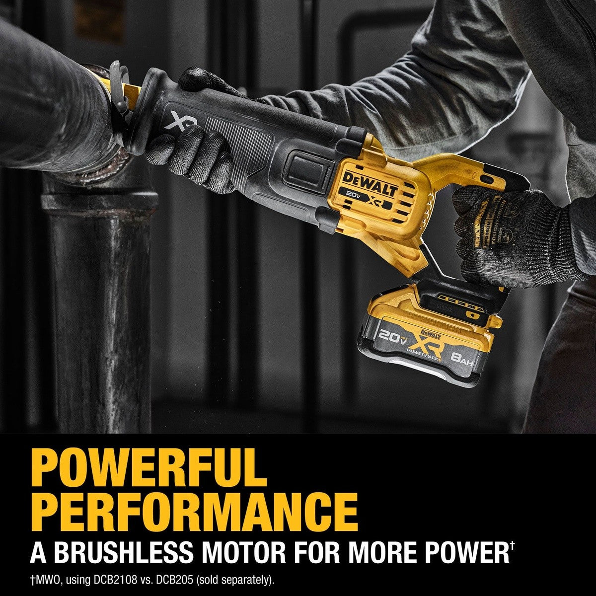 DeWalt DCS384WW1 20V Max* XR Brushless Cordless Reciprocating Saw Kit with XR POWERPACK