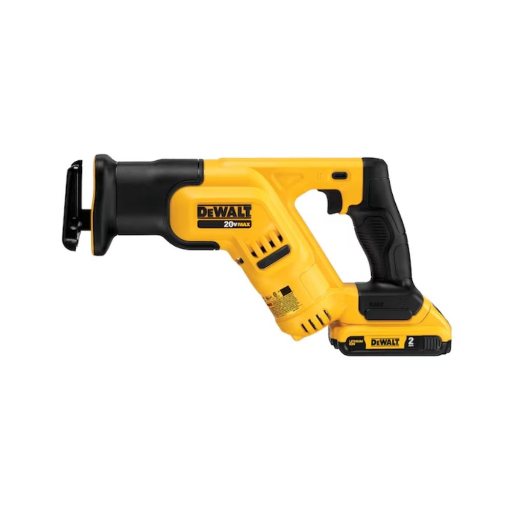 DeWalt DCS387D1 20V Max Lithium Ion Cordless Reciprocating Saw Kit, Compact, 2-Amp Hour