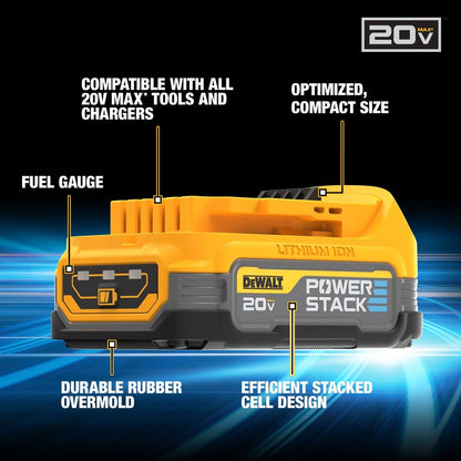 DEWALT DCS438E1 20V MAX XR® Brushless Cordless 3-in Cut-Off Tool Kit With DEWALT POWERSTACK™ Compact Battery