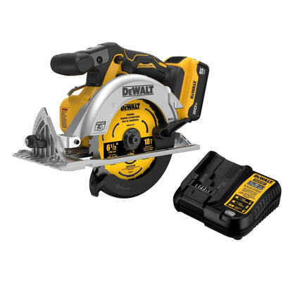 DeWalt DCS565P1 20V Max 6-1/2" Brushless Cordless Circular Saw Kit