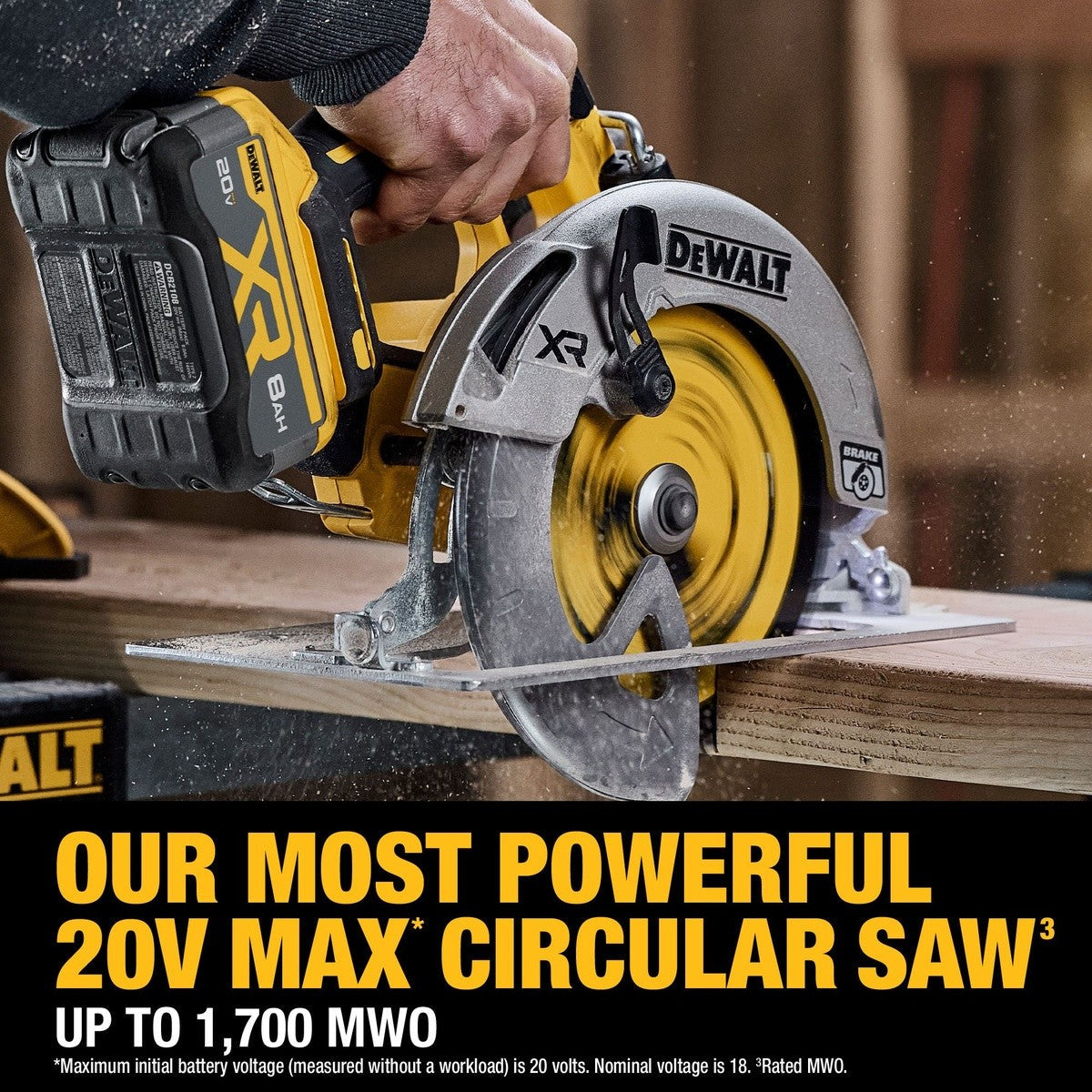 DeWalt DCS590WW1 20V Max* XR Brushless Cordless 7-1/4" Circular Saw Kit with XR POWERPACK