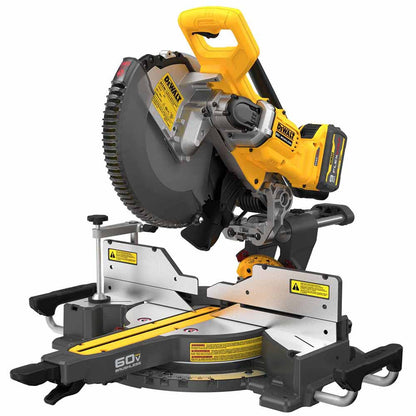 DeWalt DCS781X1 60V MAX Brushless Cordless 12in. Double Bevel Sliding Miter Saw Kit