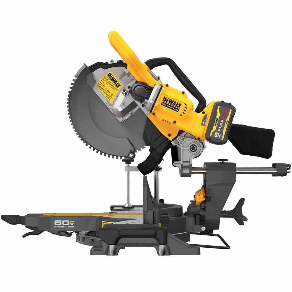 DeWalt DCS781X1 60V MAX Brushless Cordless 12in. Double Bevel Sliding Miter Saw Kit