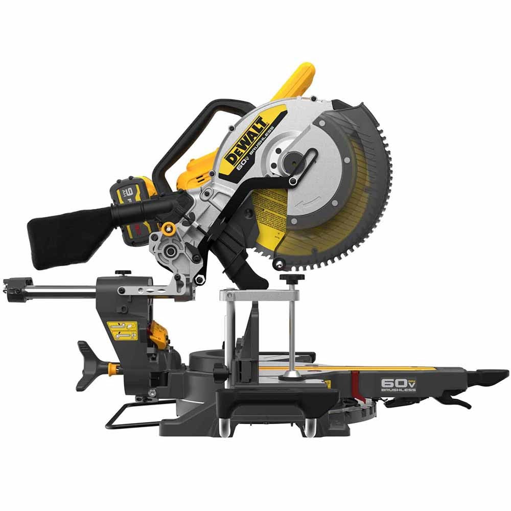 DeWalt DCS781X1 60V MAX Brushless Cordless 12in. Double Bevel Sliding Miter Saw Kit