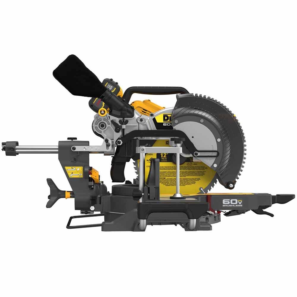 DeWalt DCS781X1 60V MAX Brushless Cordless 12in. Double Bevel Sliding Miter Saw Kit