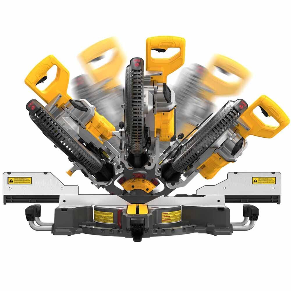 DeWalt DCS781X1 60V MAX Brushless Cordless 12in. Double Bevel Sliding Miter Saw Kit