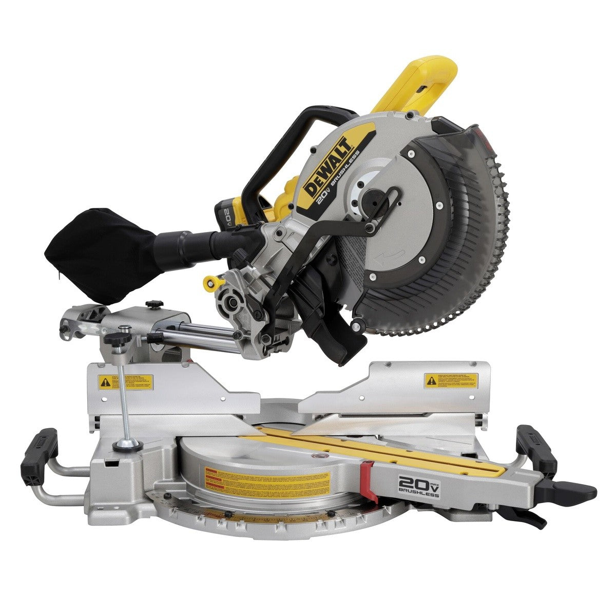 DeWalt DCS785WW1 20V MAX* XR 12" Double Bevel Sliding Miter Saw Kit