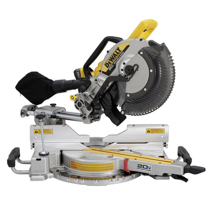 DeWalt DCS785WW1 20V MAX* XR 12" Double Bevel Sliding Miter Saw Kit