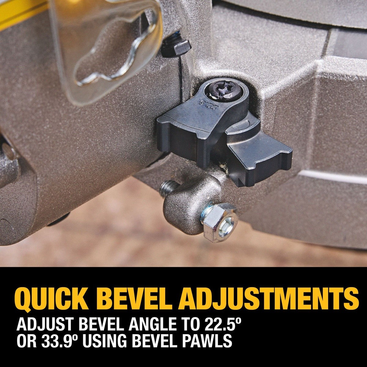 DeWalt DCS785WW1 20V MAX* XR 12" Double Bevel Sliding Miter Saw Kit