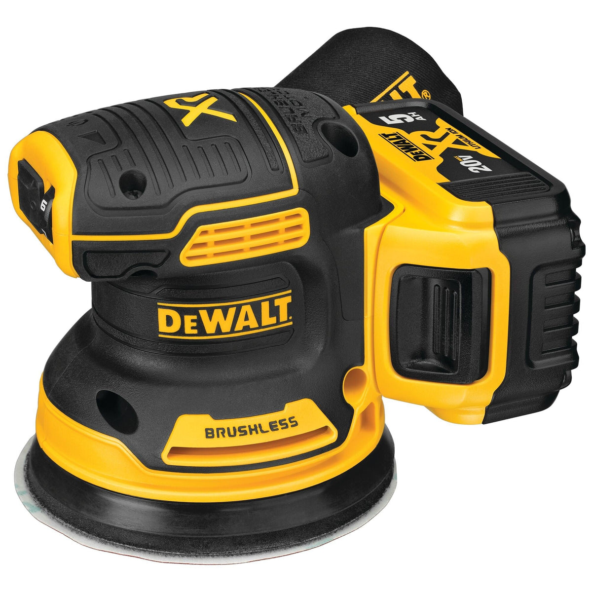 DeWalt DCW210P1 20V Max* XR 5" Cordless Random Orbital Sander Kit