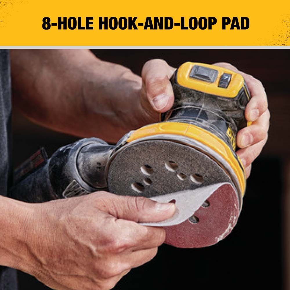 DeWalt DCW210P1 20V Max* XR 5" Cordless Random Orbital Sander Kit