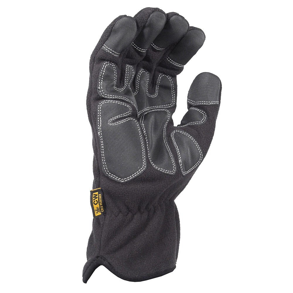 DeWalt DPG740M DeWalt Cold Weather Fleece Work Glove Palm Overlay  Medium, 12 Pack
