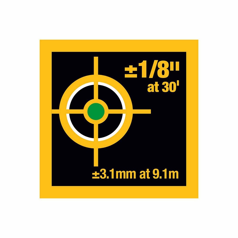 DeWalt DW088CG Green Cross Line Laser (DW088CG-QU)