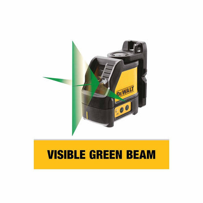 DeWalt DW088CG Green Cross Line Laser (DW088CG-QU)
