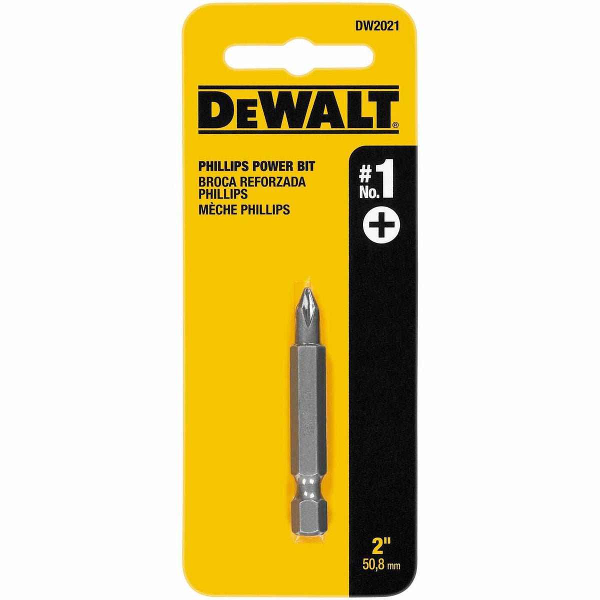DeWalt DW2021 #1 Phillips 2" Power Bit