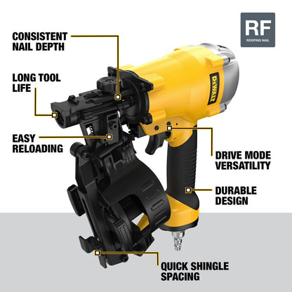 DeWalt DW46RN 15 Degree Coil Roofing Nailer