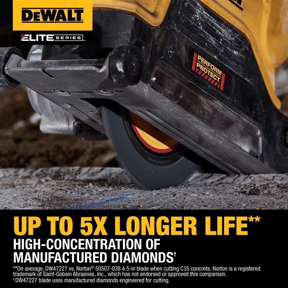 DeWalt DW47227 Elite Series 4.5 IN. All-Purpose Diamond Blade
