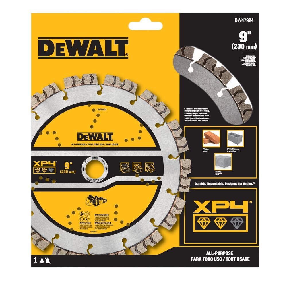 DeWalt DW47924 9IN SEGMENTED XP4 ALL PURPOSE