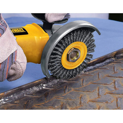 DeWalt DW4925 Carbon Stringer Wire Wheel, 4" x 5/8"-11 HP