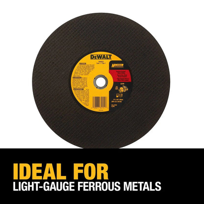 DeWalt DW8023 12" x 1/8" x 20mm Metal Cutting High Speed Cut-Off Wheel