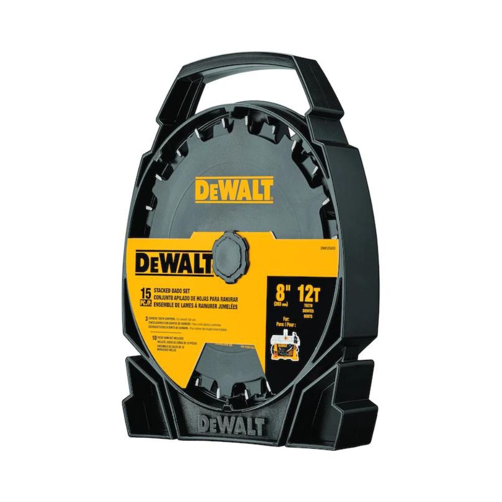 DeWalt DW812DADO 8" 12T Dado Saw Blade