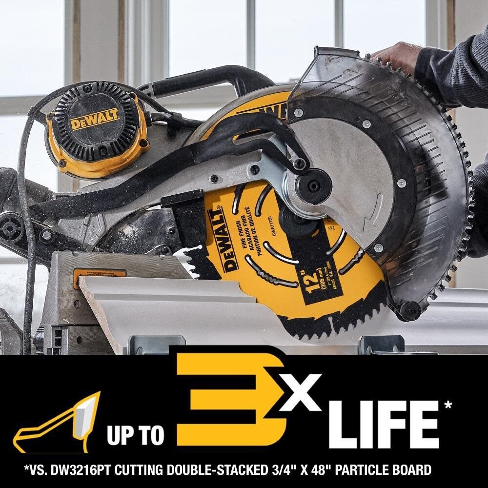 DeWalt DWA11280 12 in. 80T Fine Finish Saw Blade