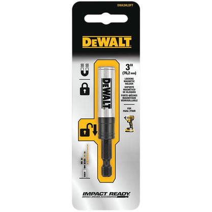 DeWalt DWA3HLDFT 3" Locking Magnetic Screwdriving Bit Holder