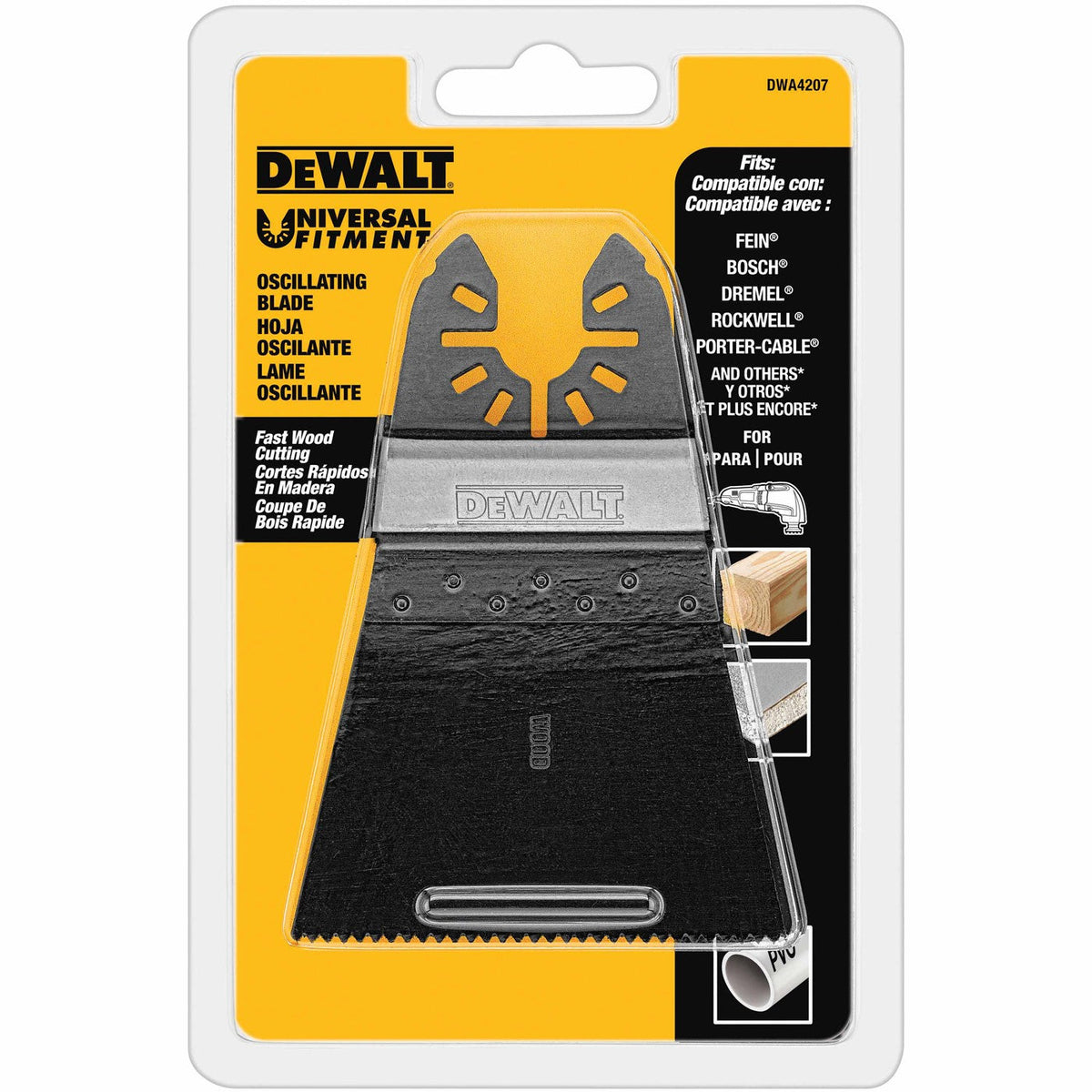 DeWalt DWA4207 Wide Oscillating Fastcut Wood Blade