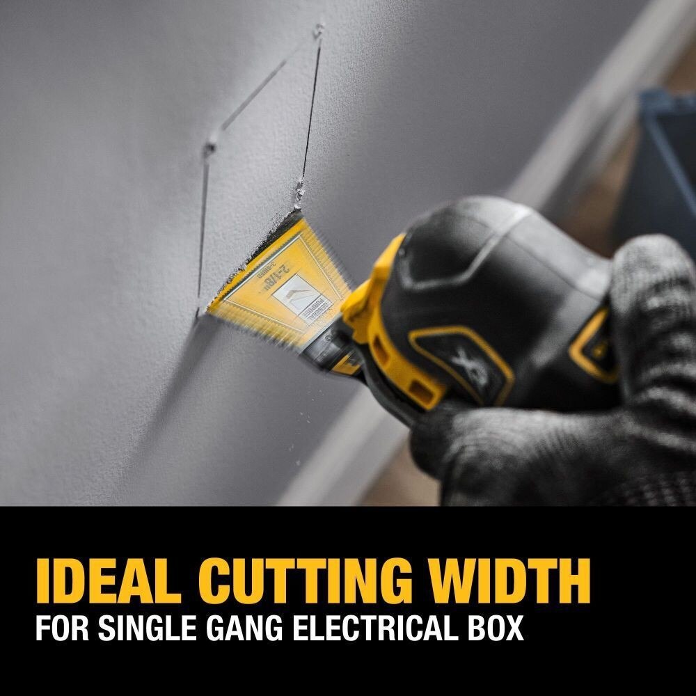 DeWalt DWA4283B OSC 2 1/8" 3-Sided General Purpose Blade 10PK