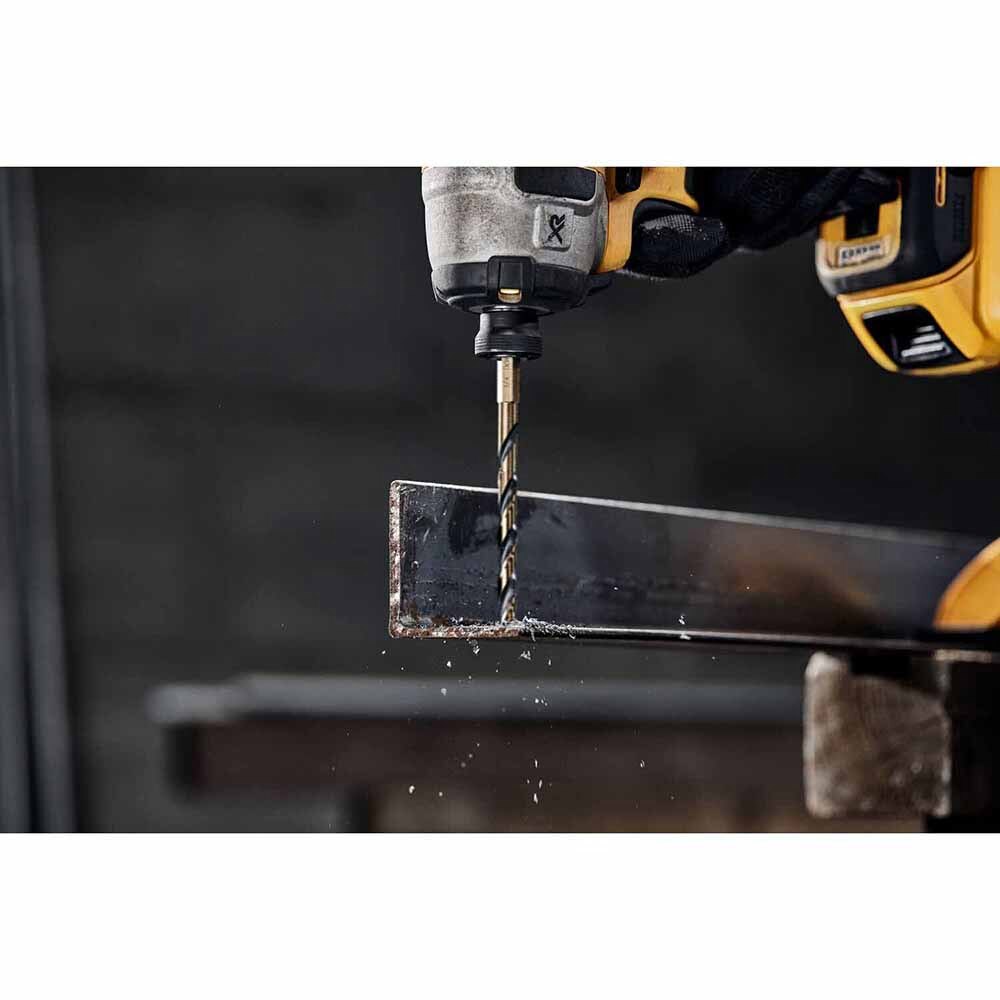 DeWalt DWA5016 1/4" Black & Gold Impact Ready Metal Drill Bit