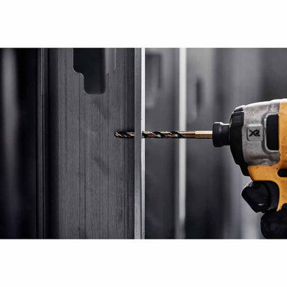 DeWalt DWA5016 1/4" Black & Gold Impact Ready Metal Drill Bit
