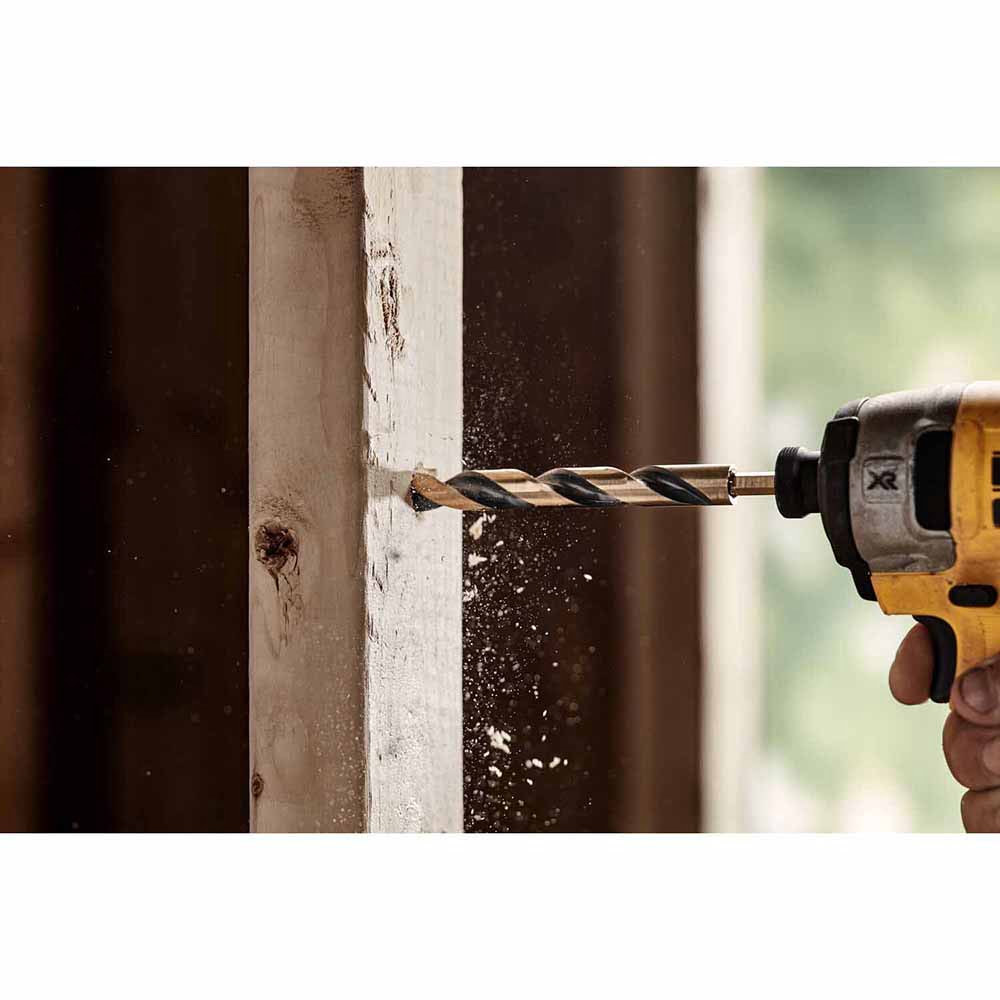 DeWalt DWA5032 1/2" Black & Gold Impact Ready Metal Drill Bit