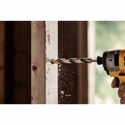 DeWalt DWA5032 1/2" Black & Gold Impact Ready Metal Drill Bit