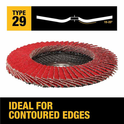 DeWalt DWA8280 ELITE SERIES 4-1/2 X 7/8 40G T29 Flap Disc
