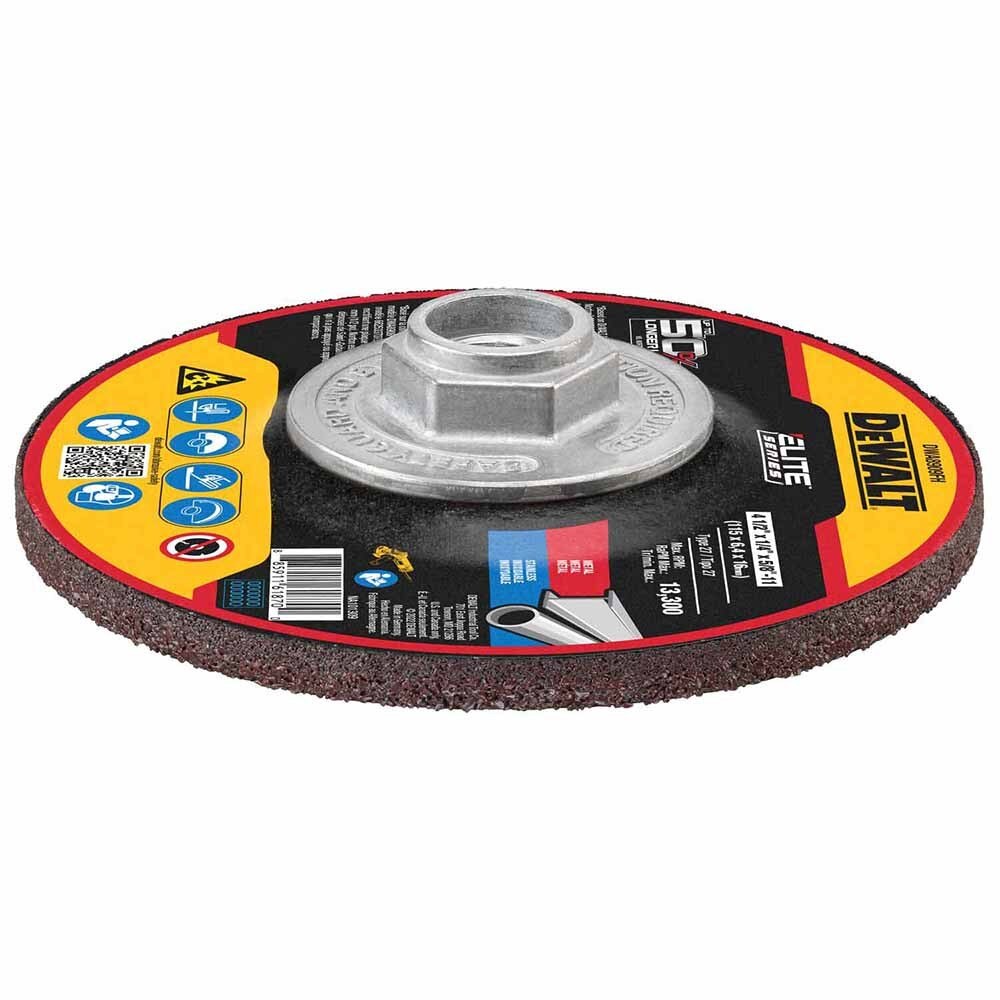DeWalt DWA8909FH ELITE SERIES Grinding Wheels 4-1/2" X 1/4" X 5/8"-11