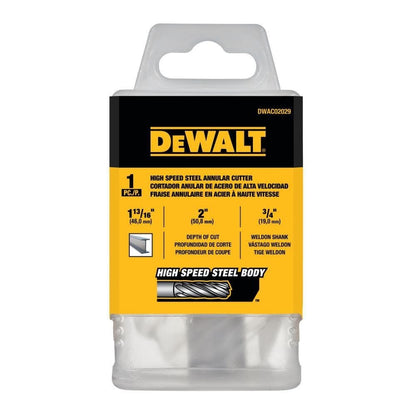 DeWalt DWAC02029 1-13/16In x 2I HSS Annular Cutter 3/4In WD