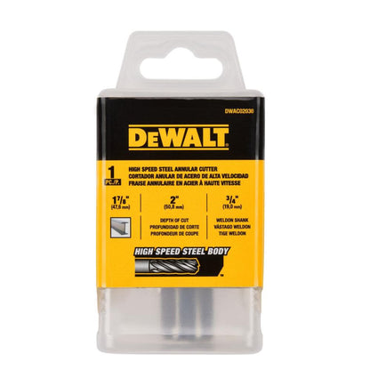 DeWalt DWAC02030 1-7/8In x 2In HSS Annular Cutter 3/4In WD