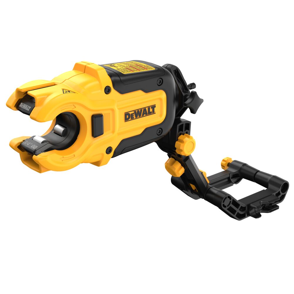 DeWalt DWACPRIR Impact Connect Copper Tubing Cutter with Brace Bracket 1/2"-1" Capacity , Includes 1/2" and 3/4" Cutting Wheels