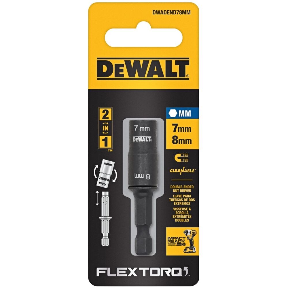DeWalt DWADEND78MM 7mm & 8mm Socket w/ Short Extension