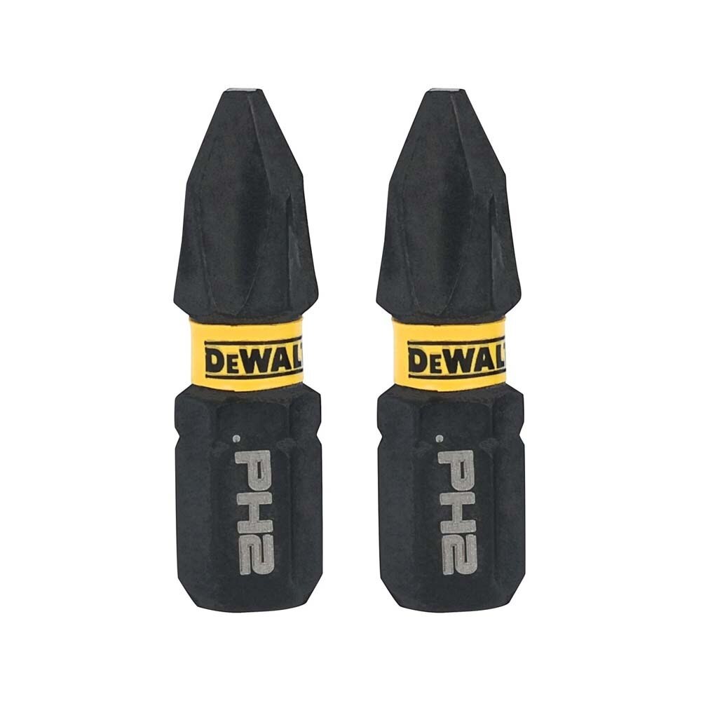 DeWalt DWAF1PH2IR2 ELITE SERIES 1 in. Phillips #2 Impact Bit Set for Drivers (2 Pack)
