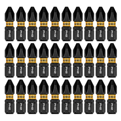 DeWalt DWAF1PH2IR30 PH2 FLEXTORQ  1/4 x 1in Impact Driver Bits w/ Case, 30-Pack
