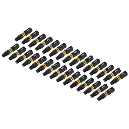 DeWalt DWAF1TX25IR30 T25 FLEXTORQ  1/4 x 1in Impact Driver Bits w/ Case, 30-Pack